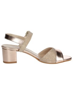 Valleverde Sandalo Tacco Medio Braccialetto Notturno Cipria