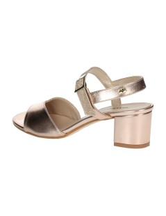 Valleverde Sandalo Tacco Medio Braccialetto Notturno Cipria