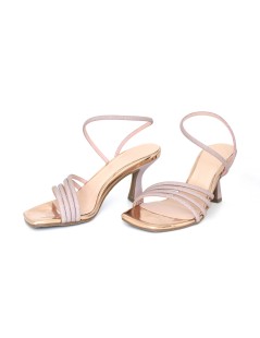 Lorenzo Mari Sandalo Anello Caviglia Glitter Cipria