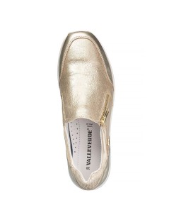 Valleverde Slipon Zeppa Media Zip Vaschetta Oro