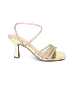 Lorenzo Mari Sandalo Anello Caviglia Glitter Platino