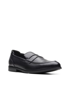 Clarks Mocassino College Bradish Morsetto Nero