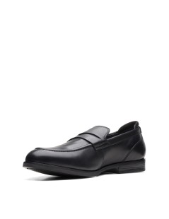 Clarks Mocassino College Bradish Morsetto Nero