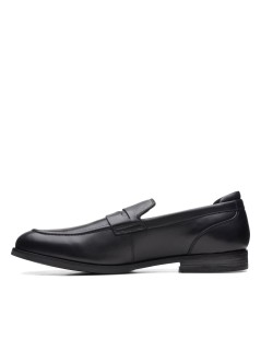 Clarks Mocassino College Bradish Morsetto Nero