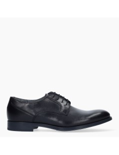 Valleverde Stringate Derby Liscio Tacco Nero