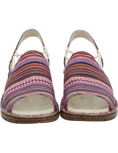Ara Shoes Sandalo Fascia Righe Multi Multicolor