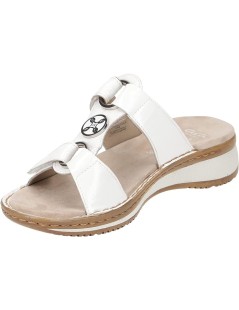 Ara Shoes Ciabatta Doppio T Doppio Velcro Bianco
