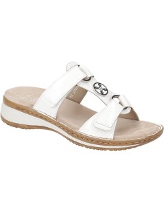 Ara Shoes Ciabatta Doppio T Doppio Velcro Bianco