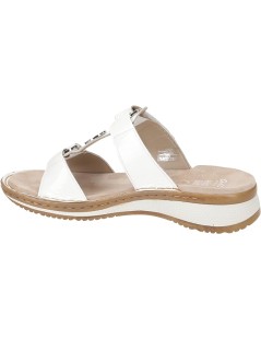 Ara Shoes Ciabatta Doppio T Doppio Velcro Bianco
