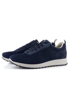 Ara Shoes Sneakers Uomo Memory Tessuto Camoscio Blu