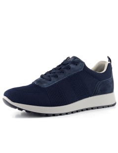 Ara Shoes Sneakers Uomo Memory Tessuto Camoscio Blu
