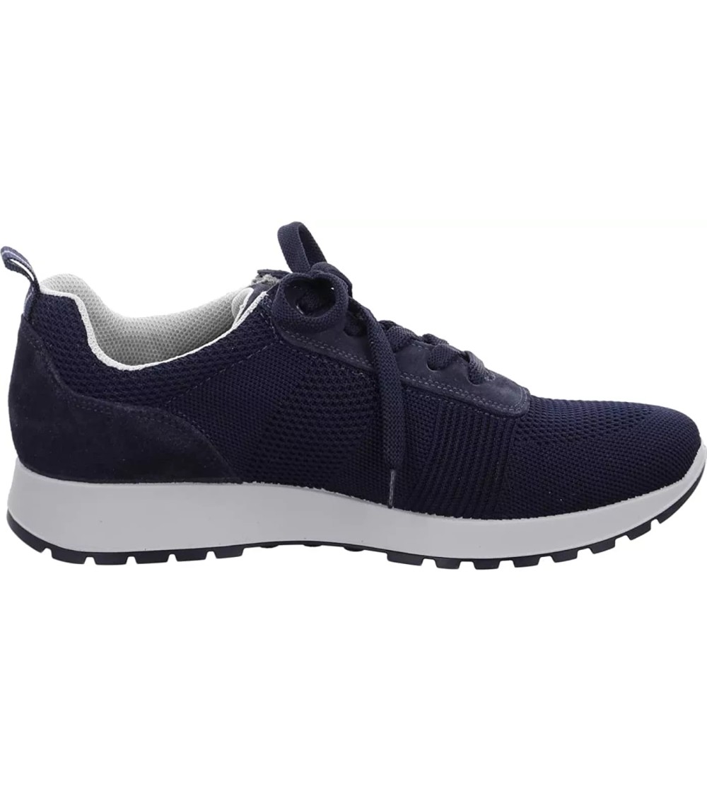 Ara Shoes Sneakers Uomo Memory Tessuto Camoscio Blu