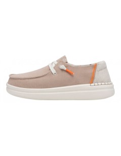 HeyDude Donna Slipon Laccetto Platform Alto Sabbia