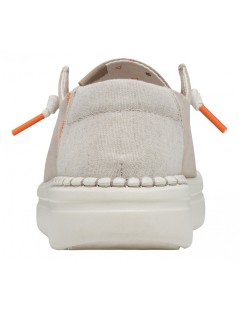 HeyDude Donna Slipon Laccetto Platform Alto Sabbia