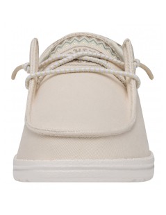 HeyDude Donna Slipon Laccetto Wendy Tempe Ricamo Gypsum