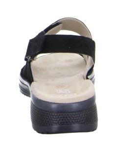 Ara Shoes Sandalo Triplo Velcro con Strass Blu