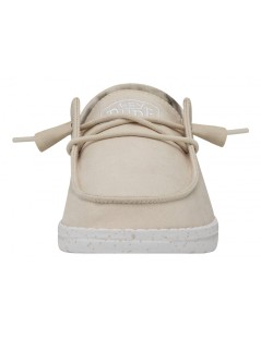 HeyDude Donna Slipon Laccetto Wendy Slub Canvas Natural