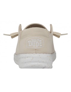 HeyDude Donna Slipon Laccetto Wendy Slub Canvas Natural