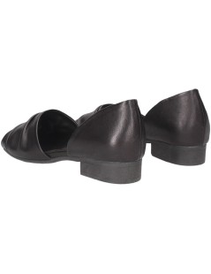 Bueno Decollette Ballerina Spuntata Nappa Stretch Nero