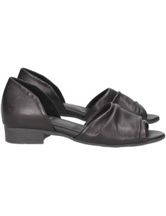 Bueno Decollette Ballerina Spuntata Nappa Stretch Nero