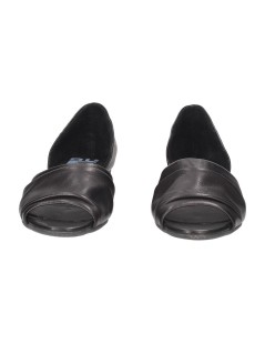 Bueno Decollette Ballerina Spuntata Nappa Stretch Nero