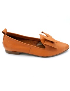 Bueno Mocassino College Vaschetta Basso Fiocco Cuoio