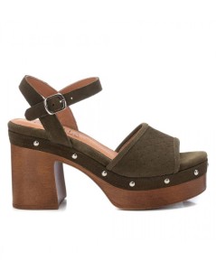 Carmela Sandalo Tacco Alto con Borchie e Braccialetto Kaky