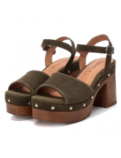 Carmela Sandalo Tacco Alto con Borchie e Braccialetto Kaky