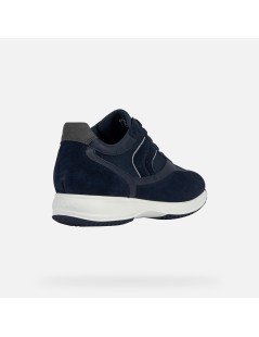 Geox Sneakers Uomo Happy Interactive Camoscio Blu