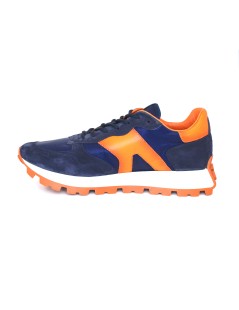 Rossano Bisconti Sneakers Balance Teston Blu Arancio