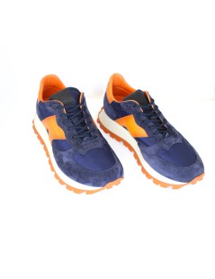 Rossano Bisconti Sneakers Balance Teston Blu Arancio