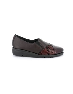 Grunland Mocassino Slip-on Comfort Puntale Bordeaux