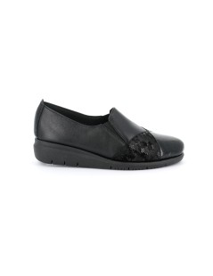 Grunland Mocassino Slip-on Comfort Puntale Nero