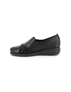 Grunland Mocassino Slip-on Comfort Puntale Nero
