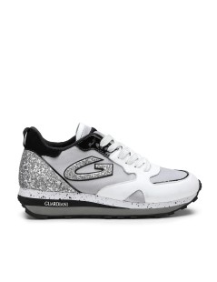 Guardiani WEN Sneakers con Strass Logo G Bianco Grigio