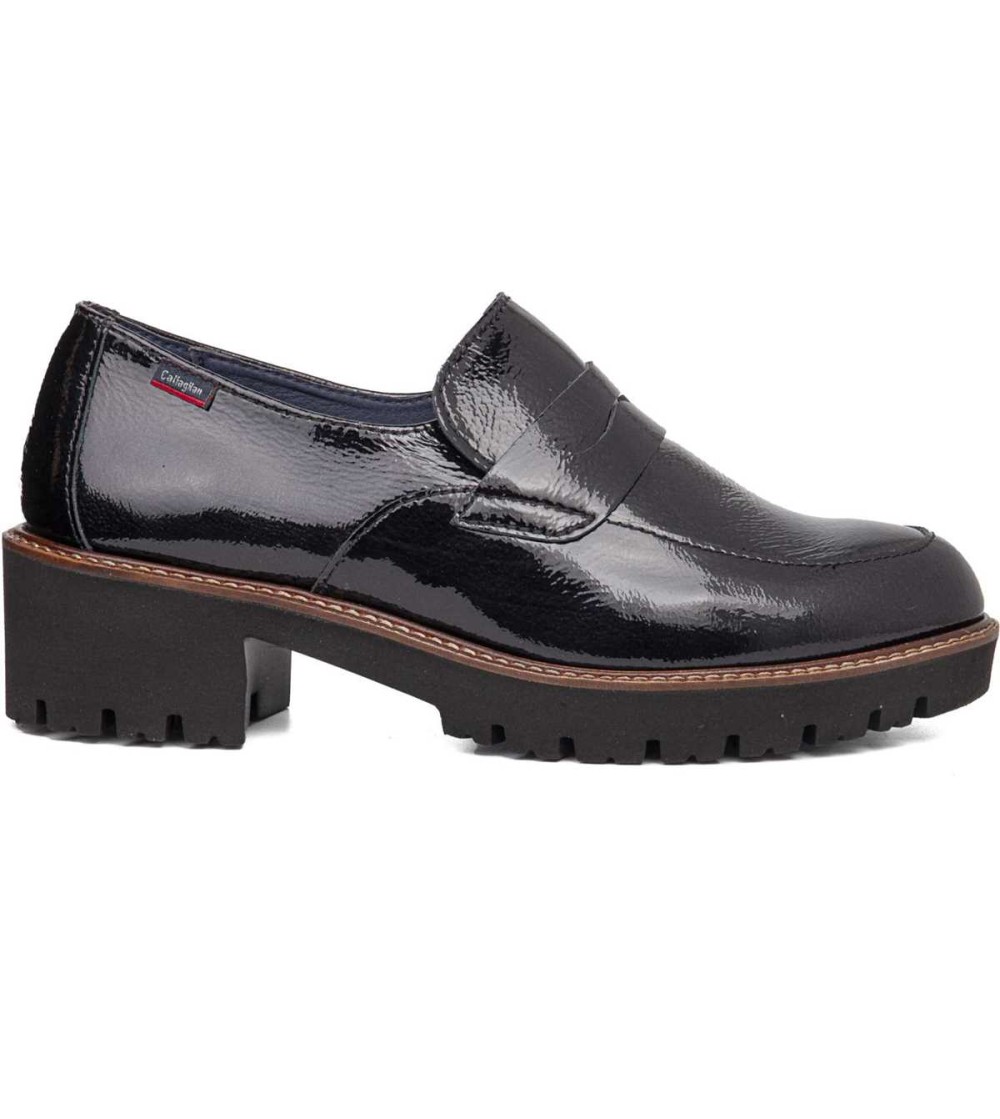 Callaghan Mocassino Freestyle Tacco Guardolo Naplak Nero