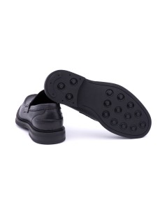 Soldini Mocassino College Vaschetta Morsetto Nero