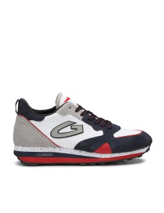 GUARDIANI Wen Sneakers Uomo Camoscio Bianco Blu