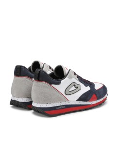 GUARDIANI Wen Sneakers Uomo Camoscio Bianco Blu