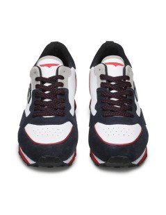 GUARDIANI Wen Sneakers Uomo Camoscio Bianco Blu