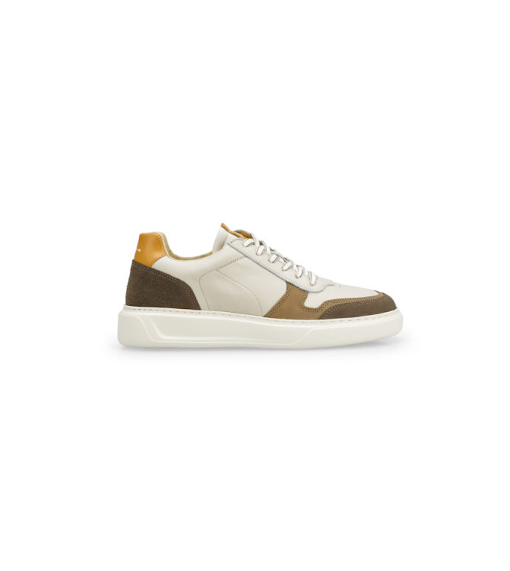 Ambitious Sneakers Tre Colori Vaschetta Talpa Giallo
