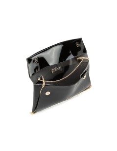 Ripani Bologna Pochette Taglio Vivo Patta Tracollina Nero