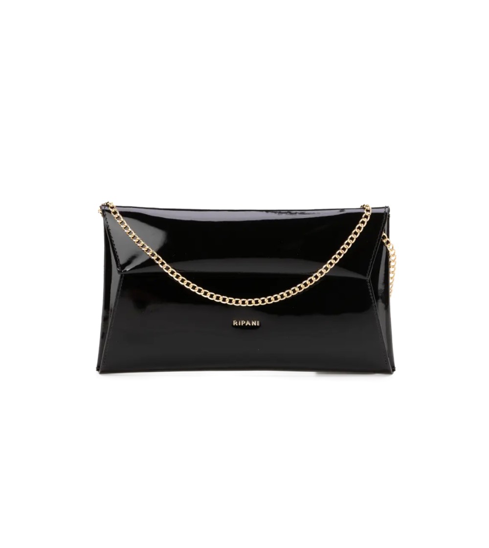 Ripani Bologna Pochette Taglio Vivo Patta Tracollina Nero