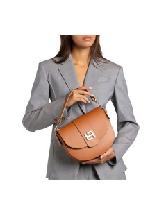 Ripani Sciacca Tracolla Postina Patta Ovale Logo Biscotto