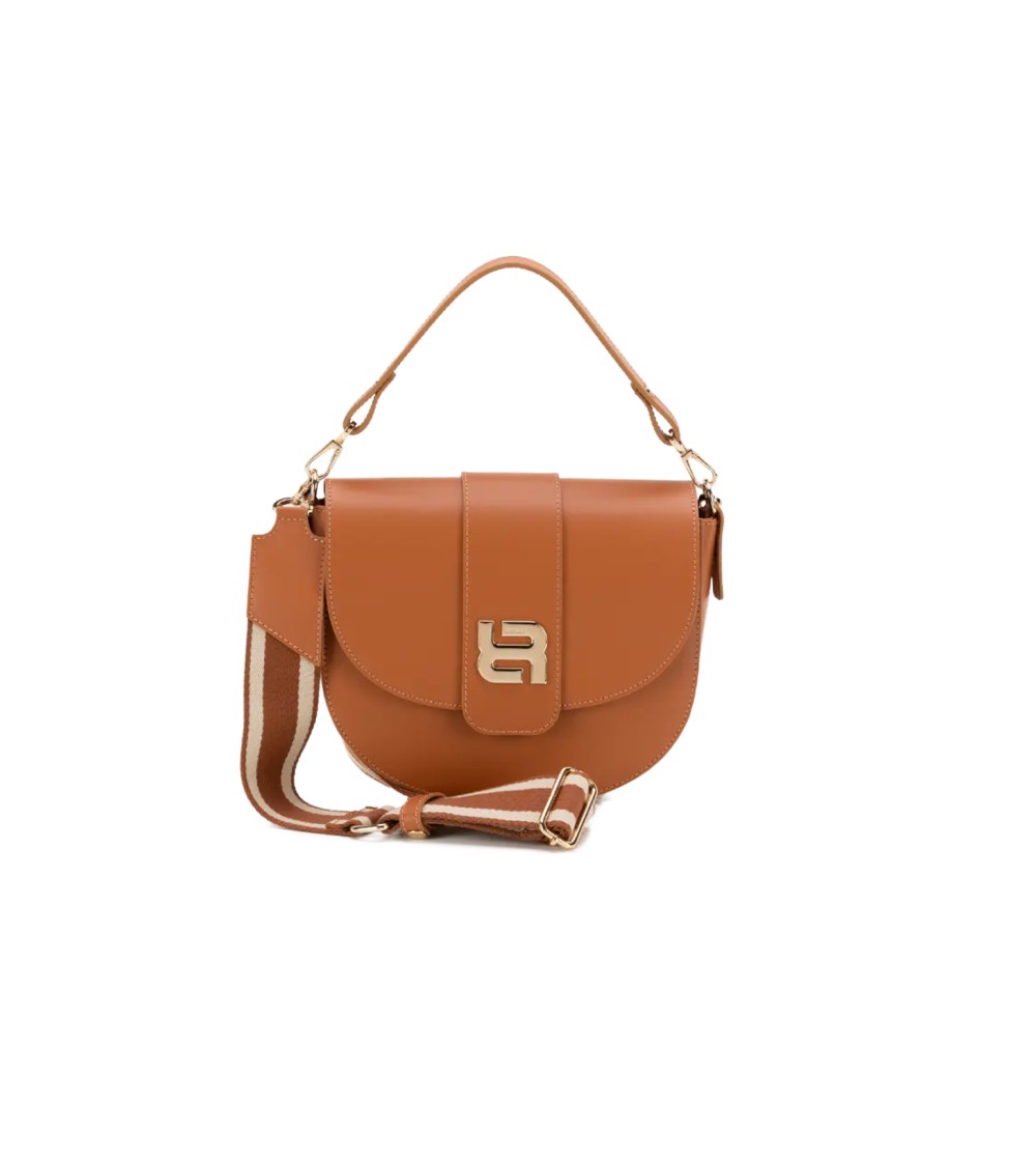 Ripani Sciacca Tracolla Postina Patta Ovale Logo Biscotto