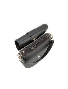 Ripani Sciacca Tracolla Postina Patta Ovale Logo Nero