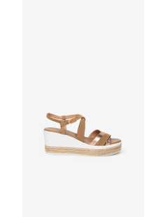 NEROGIARDINI Sandalo Zeppa Alta Media Corda Bracc Camoscio Sandalo