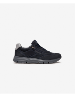 Nero Giardini Sneakers Zip Laterale Blu