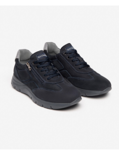 Nero Giardini Sneakers Zip Laterale Blu