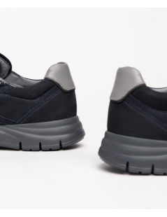 Nero Giardini Sneakers Zip Laterale Blu